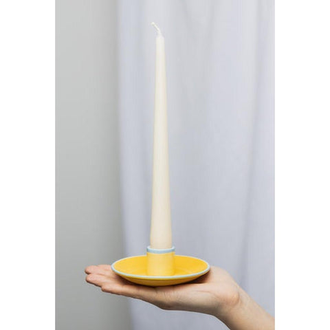 Handcrafted Ceramic Candleholder - Orange Candy-Nook & Cranny Gift Store-2019 National Gift Store Of The Year-Ireland-Gift Shop