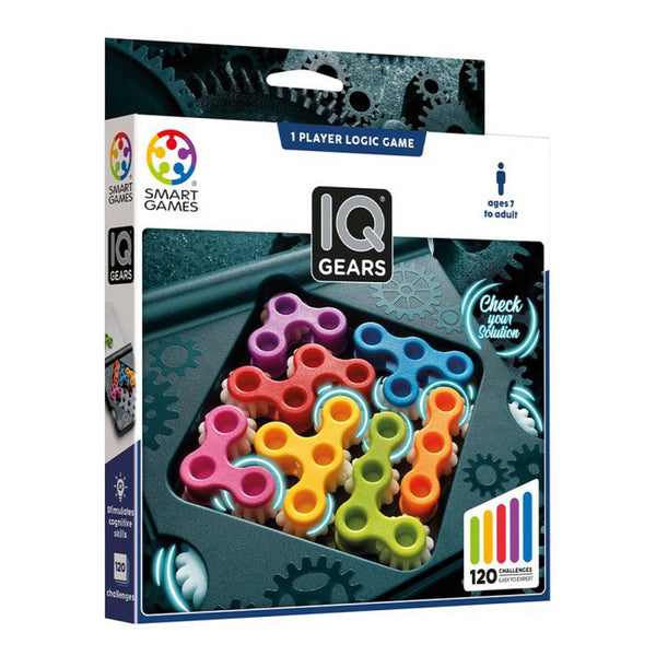 IQ Gears - 120 Puzzle Challenges-Nook & Cranny Gift Store-2019 National Gift Store Of The Year-Ireland-Gift Shop