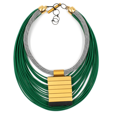 Multiwire Alternate Aluminium Necklace - 'Go with the Flow' Collection-Nook & Cranny Gift Store-2019 National Gift Store Of The Year-Ireland-Gift Shop