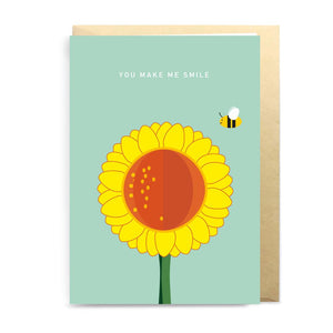 'You make me smile' card with 3D fording front...-Nook & Cranny Gift Store-2019 National Gift Store Of The Year-Ireland-Gift Shop