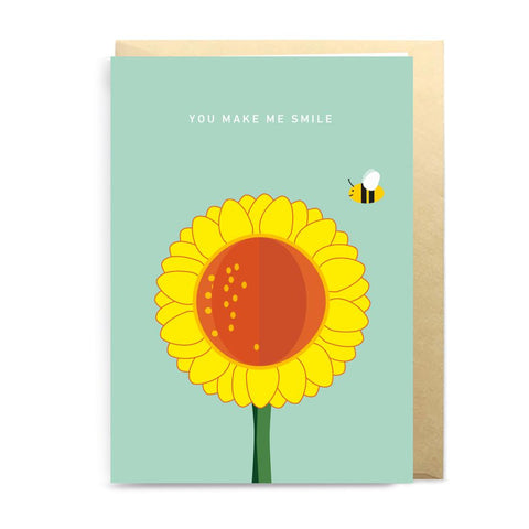 'You make me smile' card with 3D fording front...-Nook & Cranny Gift Store-2019 National Gift Store Of The Year-Ireland-Gift Shop