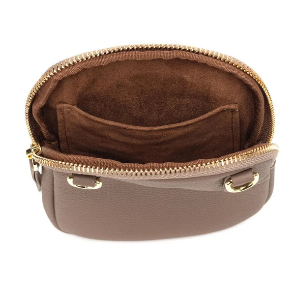 Elie Beaumont Phone bag zipper - Mink-Nook & Cranny Gift Store-2019 National Gift Store Of The Year-Ireland-Gift Shop
