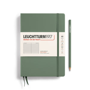 Leuchtturm1917 Hardcover Notebook A5 in Olive (ruled)-Nook & Cranny Gift Store-2019 National Gift Store Of The Year-Ireland-Gift Shop