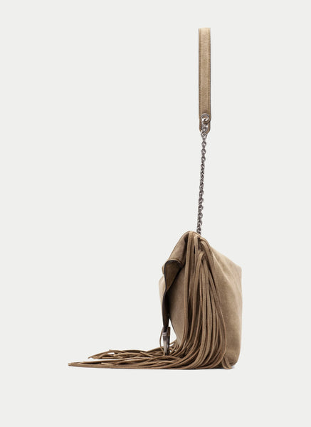 Hispanitas Olive Suede Shoulder Bag-Nook & Cranny Gift Store-2019 National Gift Store Of The Year-Ireland-Gift Shop