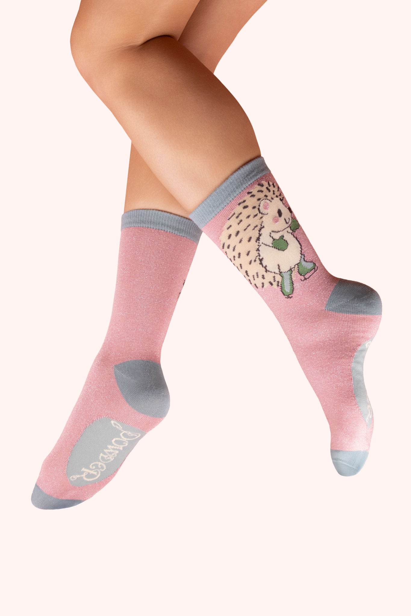 Bamboo Ankle Socks - Skating Hedgehog-Nook & Cranny Gift Store-2019 National Gift Store Of The Year-Ireland-Gift Shop