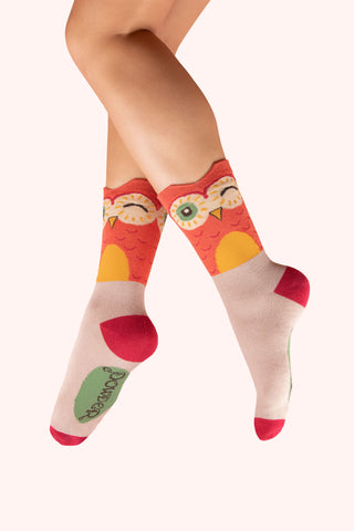 Bamboo Ankle Socks - Owl Character-Nook & Cranny Gift Store-2019 National Gift Store Of The Year-Ireland-Gift Shop