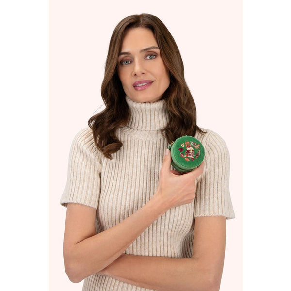 Embroidered Velvet Jewelry Box - Whimsical Fox-Nook & Cranny Gift Store-2019 National Gift Store Of The Year-Ireland-Gift Shop