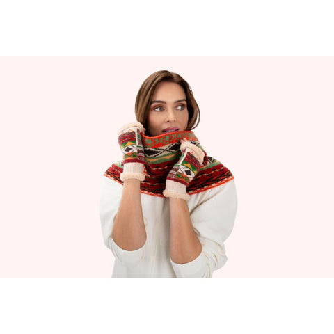 Kayla Fair Isle Snood - Russet-Nook & Cranny Gift Store-2019 National Gift Store Of The Year-Ireland-Gift Shop