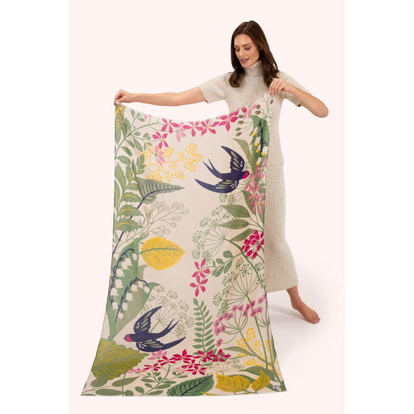 Swooping Swallows Print Scarf-Nook & Cranny Gift Store-2019 National Gift Store Of The Year-Ireland-Gift Shop