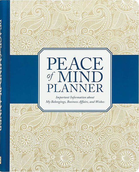 Peace of Mind Organiser Book