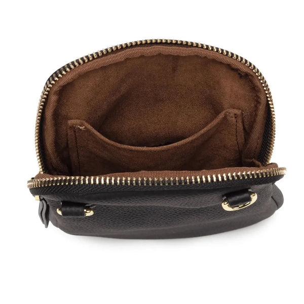 Elie Beaumont Phone bag zipper - Black-Nook & Cranny Gift Store-2019 National Gift Store Of The Year-Ireland-Gift Shop