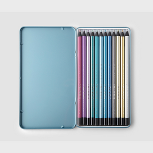 Metallic Colour Pencil Set (12)-Nook & Cranny Gift Store-2019 National Gift Store Of The Year-Ireland-Gift Shop