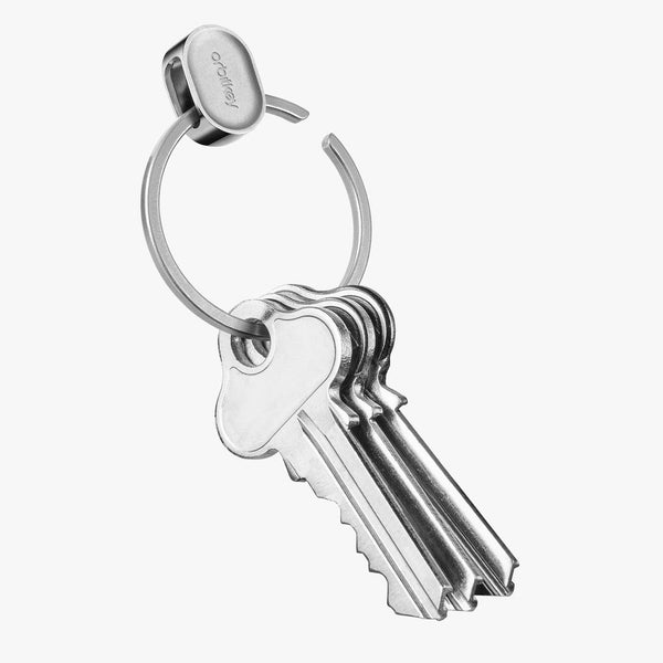 V2 Key Ring by OrbitKey - Silver-Nook & Cranny Gift Store-2019 National Gift Store Of The Year-Ireland-Gift Shop