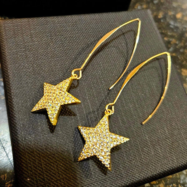 All Star Gold Style Earrings-Nook & Cranny Gift Store-2019 National Gift Store Of The Year-Ireland-Gift Shop