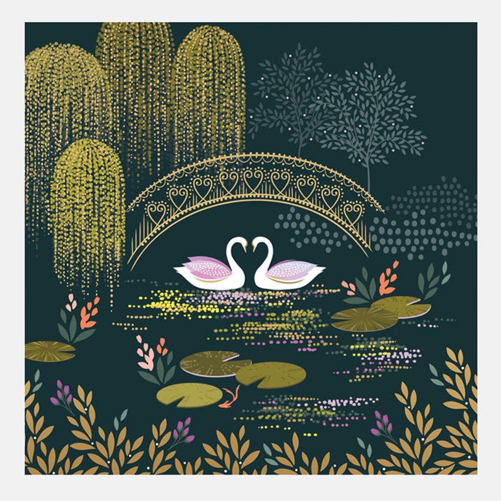 Swans under bridge...-Nook & Cranny Gift Store-2019 National Gift Store Of The Year-Ireland-Gift Shop