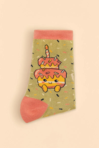 Happy Birthday Socks by Powder-Nook & Cranny Gift Store-2019 National Gift Store Of The Year-Ireland-Gift Shop