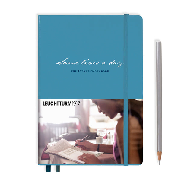 The Five Year Memory Book by Leuchtturm1917. Size A5 (Nordic Blue)-Nook & Cranny Gift Store-2019 National Gift Store Of The Year-Ireland-Gift Shop