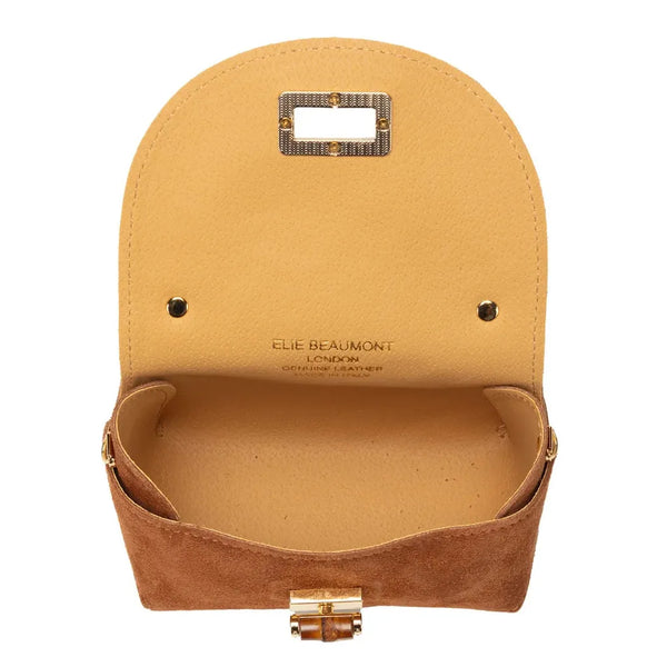 Elie Beaumont Mini Bambou Bag - Tan Suede-Nook & Cranny Gift Store-2019 National Gift Store Of The Year-Ireland-Gift Shop