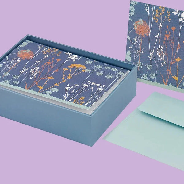 Box Set of 14 Note Cards - Twilight Garden