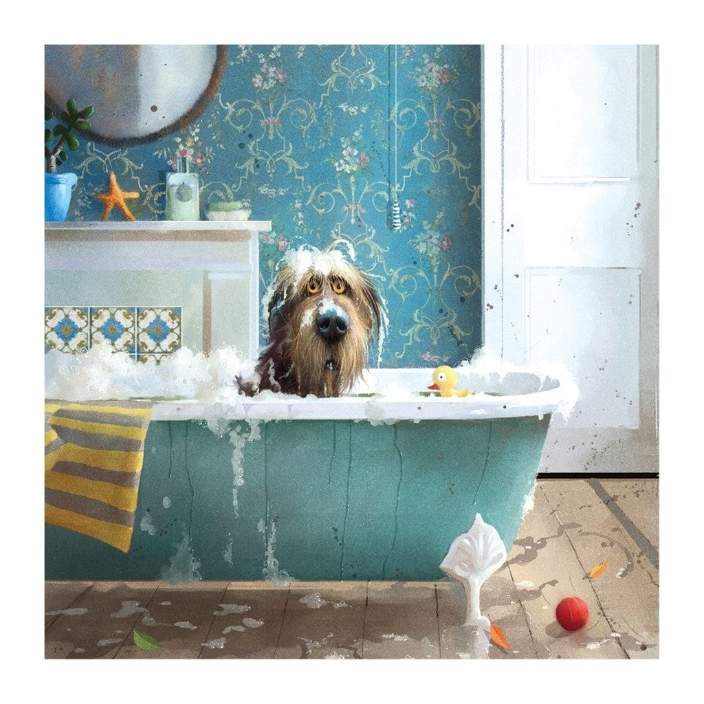 Dog in bath...-Nook & Cranny Gift Store-2019 National Gift Store Of The Year-Ireland-Gift Shop