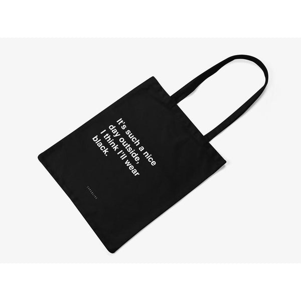Organic Cotton Tote Bag - Nice Day
