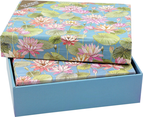 Box Set of 14 Note Cards - Waterlilies