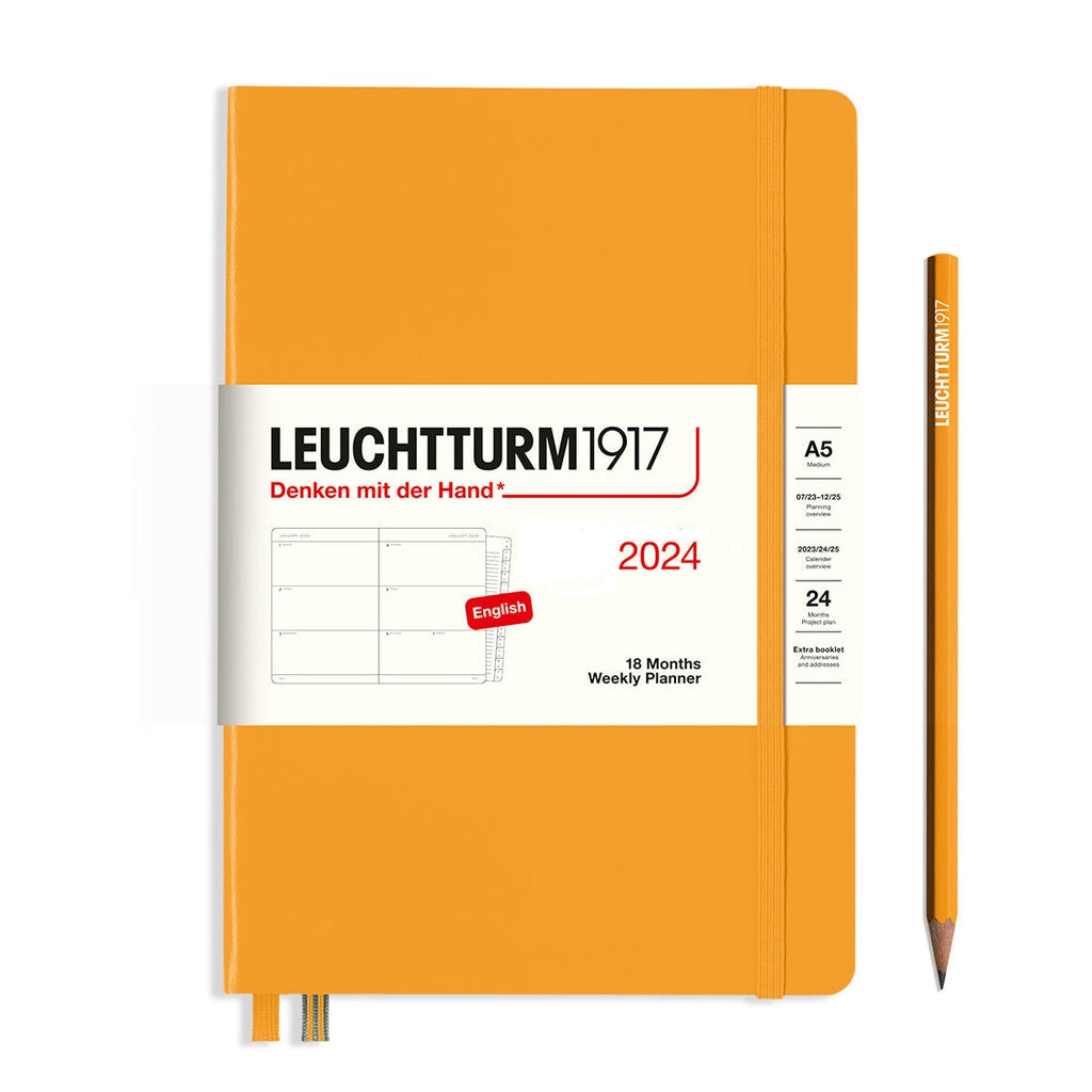 Daily Planner by Leuchtturm1917. Size A5 (Rising Sun)-Nook & Cranny Gift Store-2019 National Gift Store Of The Year-Ireland-Gift Shop