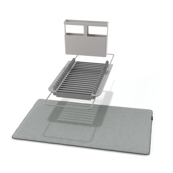 Udry, Over the sink dish rack with mat - Charcoal-Nook & Cranny Gift Store-2019 National Gift Store Of The Year-Ireland-Gift Shop