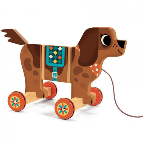 Pull Along Toy - Nico the dog-Nook & Cranny Gift Store-2019 National Gift Store Of The Year-Ireland-Gift Shop