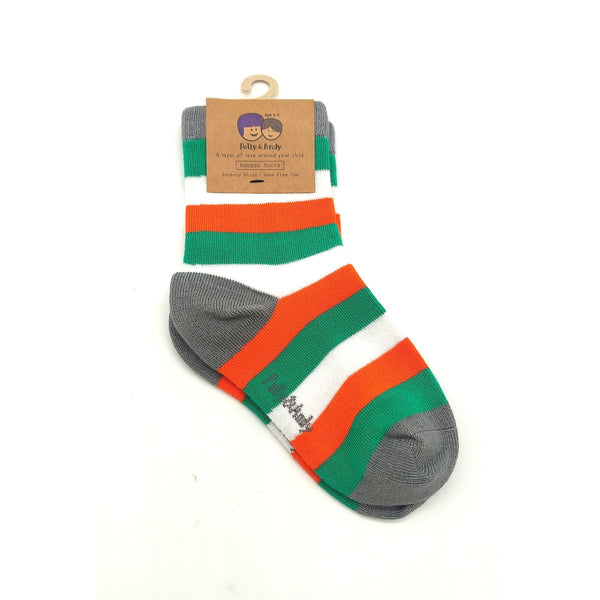 Ireland Bamboo Stripe Socks-Nook & Cranny Gift Store-2019 National Gift Store Of The Year-Ireland-Gift Shop