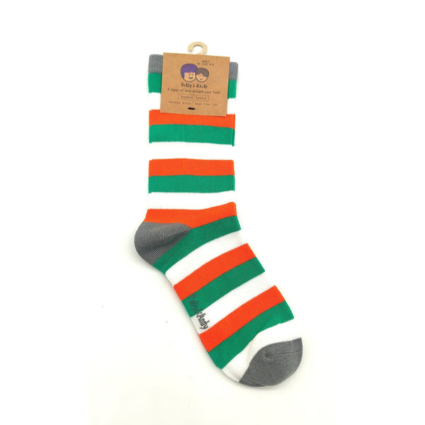 Ireland Bamboo Stripe Socks-Nook & Cranny Gift Store-2019 National Gift Store Of The Year-Ireland-Gift Shop