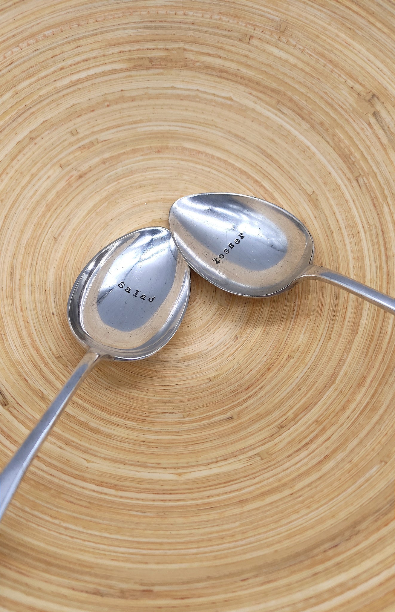 Vintage Silver Serving Spoon Set - 'Salad Tosser'-Nook & Cranny Gift Store-2019 National Gift Store Of The Year-Ireland-Gift Shop