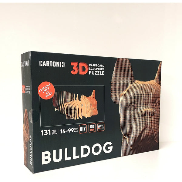 Cartonic 3D Puzzle - Bulldog-Nook & Cranny Gift Store-2019 National Gift Store Of The Year-Ireland-Gift Shop