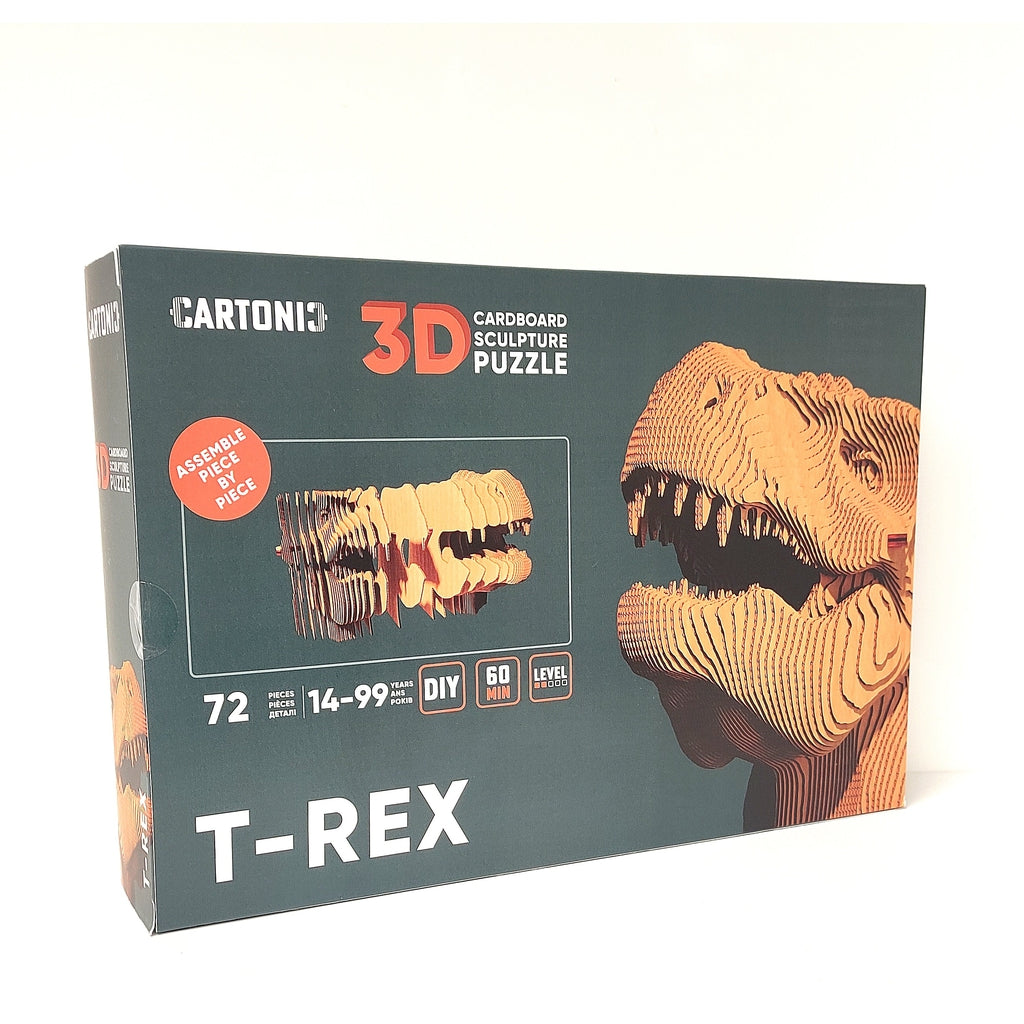 Cartonic 3D Puzzle - T-REX-Nook & Cranny Gift Store-2019 National Gift Store Of The Year-Ireland-Gift Shop