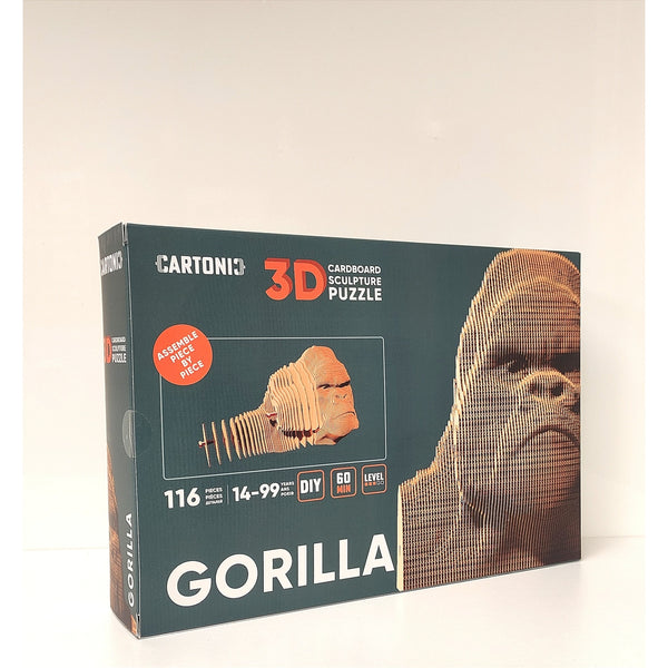 Cartonic 3D Puzzle - Gorilla-Nook & Cranny Gift Store-2019 National Gift Store Of The Year-Ireland-Gift Shop