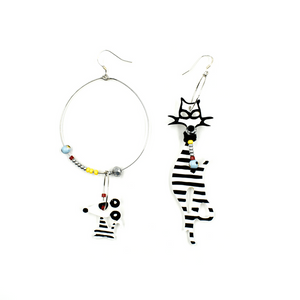 Cat & mouse earrings-Nook & Cranny Gift Store-2019 National Gift Store Of The Year-Ireland-Gift Shop