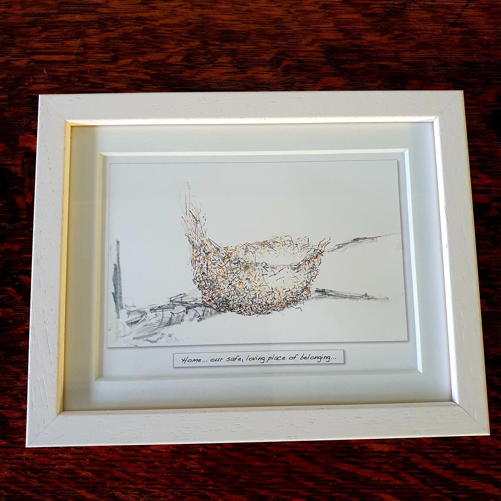 Home - Framed Irish Art Print-Nook & Cranny Gift Store-2019 National Gift Store Of The Year-Ireland-Gift Shop