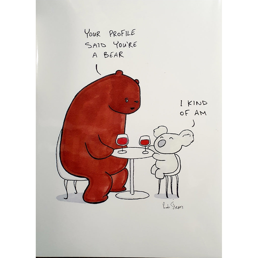 Your profile said... A4 illustrated print-Nook & Cranny Gift Store-2019 National Gift Store Of The Year-Ireland-Gift Shop
