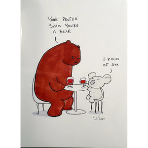 Your profile said... A4 illustrated print-Nook & Cranny Gift Store-2019 National Gift Store Of The Year-Ireland-Gift Shop