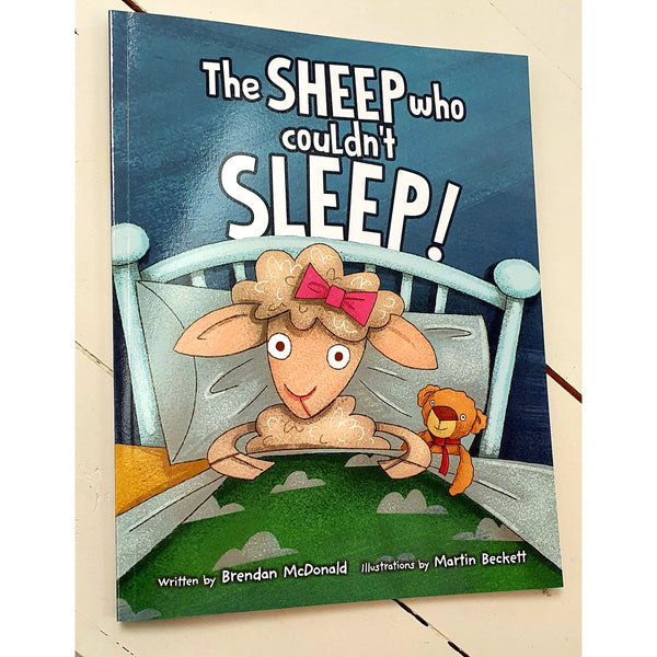 The Sheep who couldn't sleep - Book by Brendan McDonald (Laois author)-Nook & Cranny Gift Store-2019 National Gift Store Of The Year-Ireland-Gift Shop