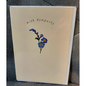 With sympathy ... (Forget me nots)-Nook & Cranny Gift Store-2019 National Gift Store Of The Year-Ireland-Gift Shop