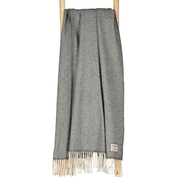 Foxford cashmere blanket in grey, bone and natural white - Belleek-Nook & Cranny Gift Store-2019 National Gift Store Of The Year-Ireland-Gift Shop