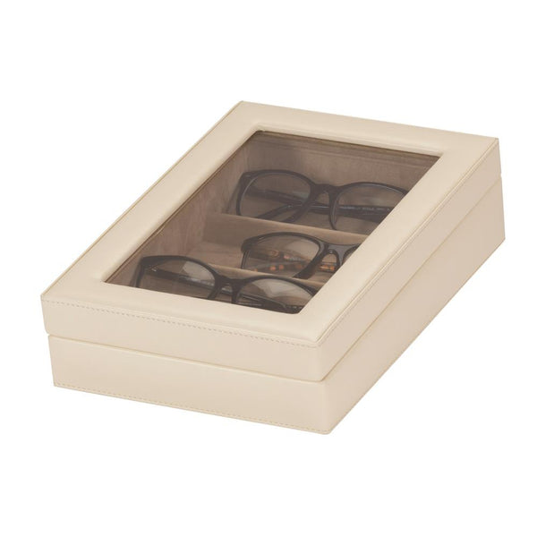 Luxurious Ivory Leatherlook Glasses Case-Nook & Cranny Gift Store-2019 National Gift Store Of The Year-Ireland-Gift Shop