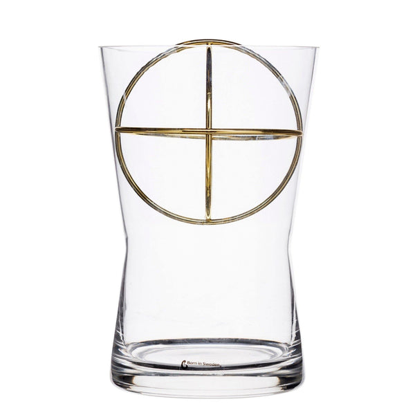 Sphere vase with copperplated ball-Nook & Cranny Gift Store-2019 National Gift Store Of The Year-Ireland-Gift Shop
