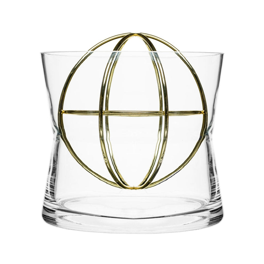 Sphere vase with copperplated ball-Nook & Cranny Gift Store-2019 National Gift Store Of The Year-Ireland-Gift Shop