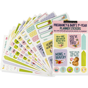 Essential Pregnancy & Baby Planner Stickers-Nook & Cranny Gift Store-2019 National Gift Store Of The Year-Ireland-Gift Shop