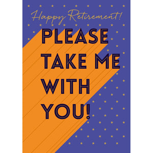 Happy retirement...please take me with you...-Nook & Cranny Gift Store-2019 National Gift Store Of The Year-Ireland-Gift Shop