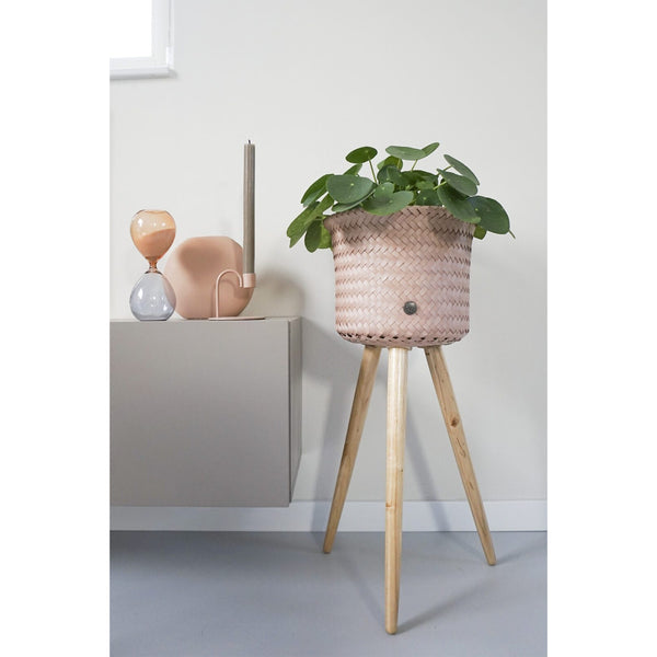 Tall planter basket with cinnamon legs - (Choose your fave colour!)-Nook & Cranny Gift Store-2019 National Gift Store Of The Year-Ireland-Gift Shop