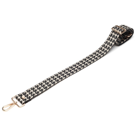 Black Dogtooth Strap for Crossbody Bag-Nook & Cranny Gift Store-2019 National Gift Store Of The Year-Ireland-Gift Shop