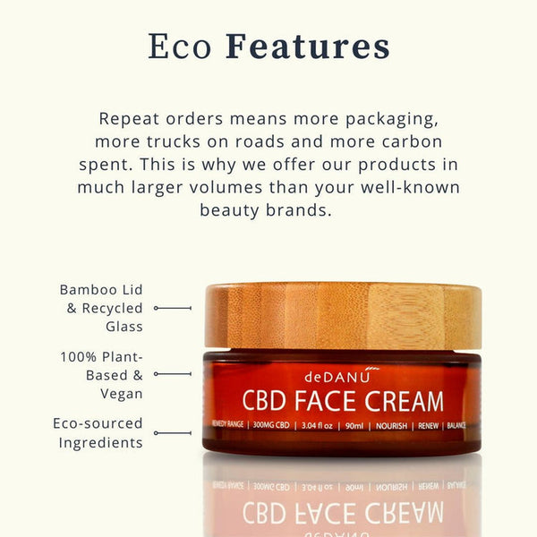 CBD Organic Face Cream - 50g & 90g-Nook & Cranny Gift Store-2019 National Gift Store Of The Year-Ireland-Gift Shop